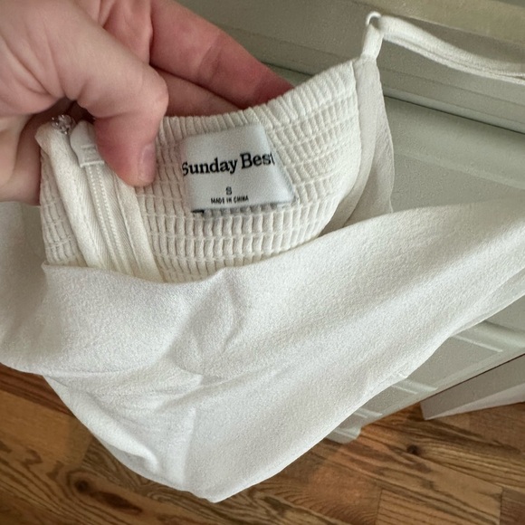 White Mini Dress - Picture 4 of 5